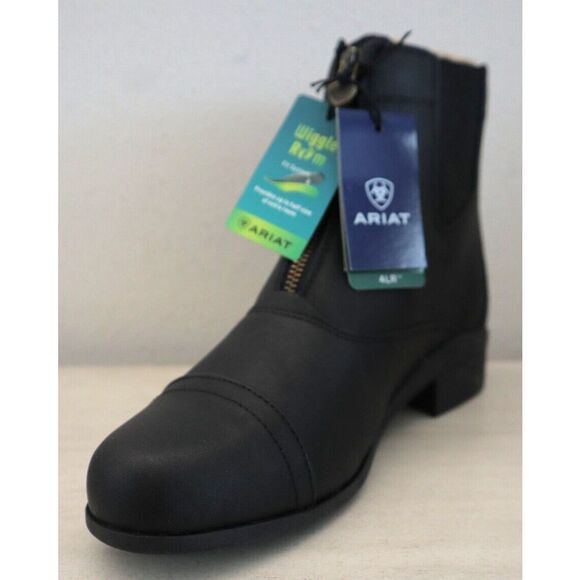 Ariat 10015198 Kids' Sz 5M Women's Sz 6-6.5 Black Scout Zip Paddock Boots - Picture 6 of 16